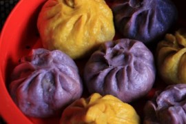 南瓜紫薯肉包子的做法大全_南瓜紫薯肉包子的家常做法怎么做好吃