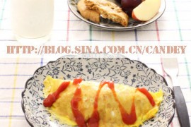 （每日小学生早餐）蛋包饭的做法/桃酥的做法/布朗的做法[CANDEY]
