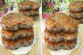 【米糕的做法】紫薯糯米糕