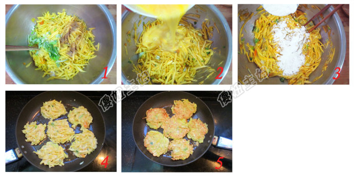 （早餐系生活2）南瓜饼的做法/燕麦山药奶浆的做法/五色沙拉的做法[傻妞主妇]