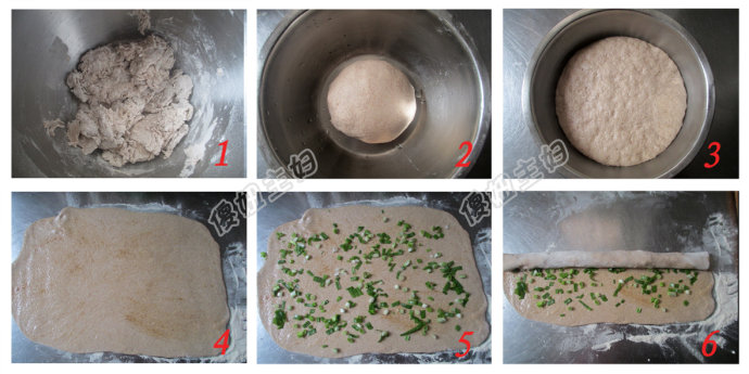 （早餐系生活37）黑麦花卷的做法/小米鳕鱼粥的做法/拌鸡蛋的做法[傻妞主妇]