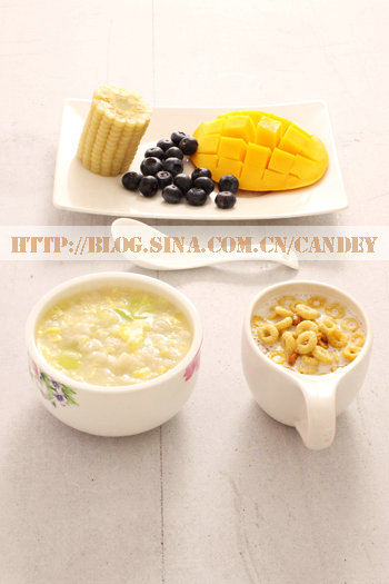 （每日小学生早餐）白菜黄瓜虾皮疙瘩汤的做法/甜玉米的做法[CANDEY]