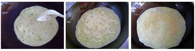 西葫芦鸡蛋煎饼的做法